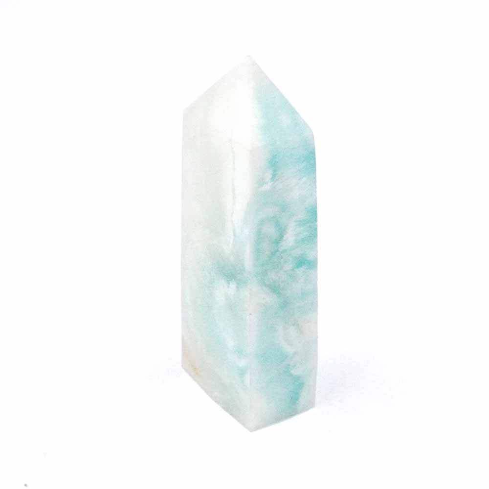 Larimar Natur Spitze Höhe 60 mm mit wunderschöner Maserung Edelsteine Heilsteine bei Wunderstein24 Larimar Natur Spitze Höhe 60 mm mit wunderschöner Maserung Edelsteine Heilsteine bei Wunderstein24