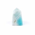 Larimar Natur Spitze Höhe 35 mm mit wunderschöner Maserung Edelsteine Heilsteine bei Wunderstein24