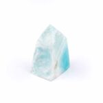 Larimar Natur Spitze Höhe 35 mm mit wunderschöner Maserung Edelsteine Heilsteine bei Wunderstein24