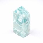 Larimar Natur Spitze Höhe 60 mm mit wunderschöner Maserung Edelsteine Heilsteine bei Wunderstein24 Larimar Natur Spitze Höhe 60 mm mit wunderschöner Maserung Edelsteine Heilsteine bei Wunderstein24