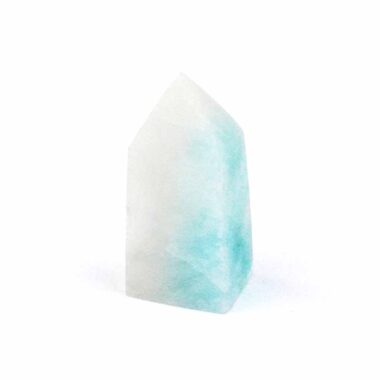 Larimar Natur Spitze Höhe 31 mm mit wunderschöner Maserung Edelsteine Heilsteine bei Wunderstein24