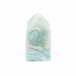 Larimar Natur Spitze Höhe 35 mm mit wunderschöner Maserung Edelsteine Heilsteine bei Wunderstein24