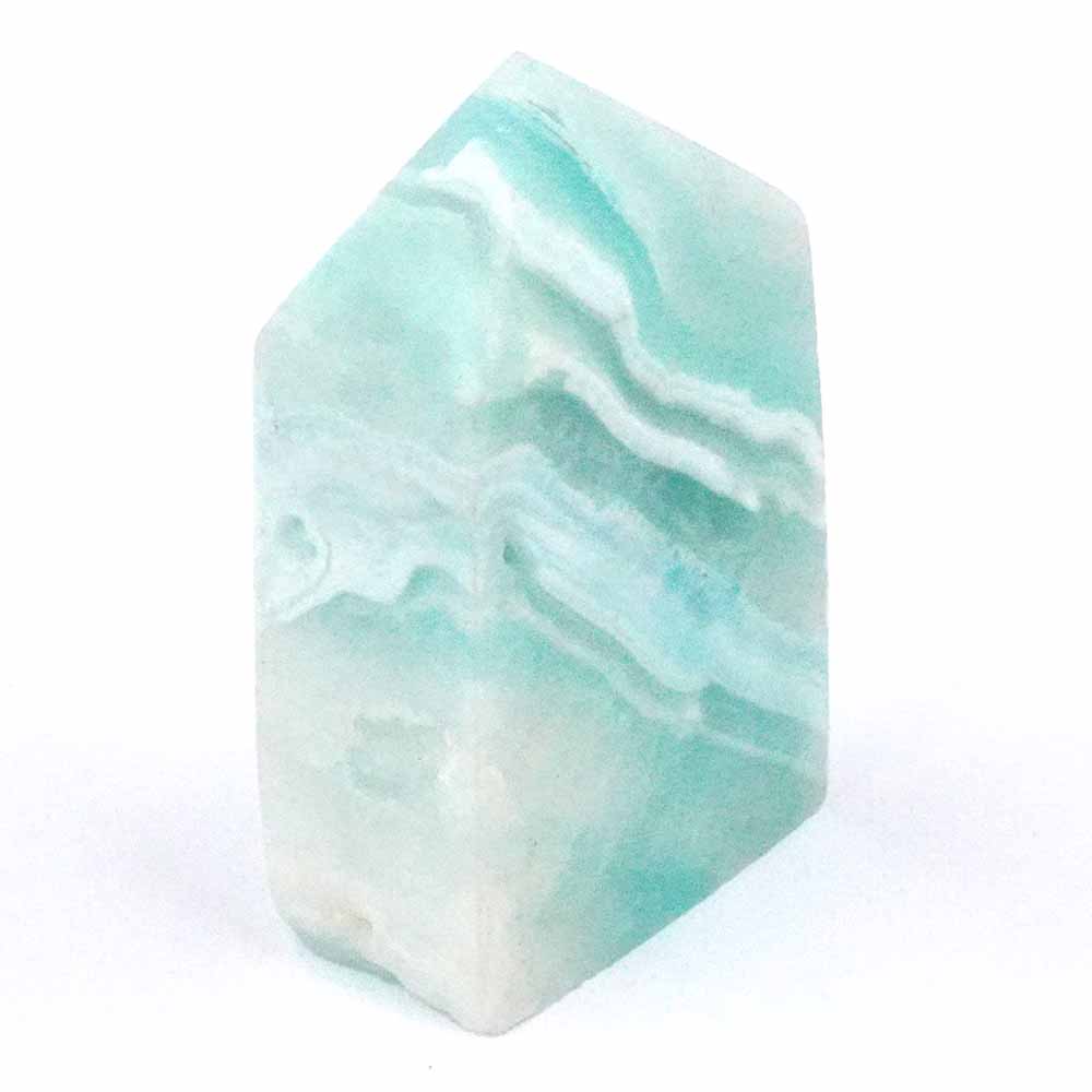 Larimar Natur Spitze Höhe 49 mm mit wunderschöner Maserung Edelsteine Heilsteine bei Wunderstein24 Larimar Natur Spitze Höhe 49 mm mit wunderschöner Maserung Edelsteine Heilsteine bei Wunderstein24