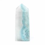 Larimar Natur Spitze Höhe 73 mm mit wunderschöner Maserung Edelsteine Heilsteine bei Wunderstein24