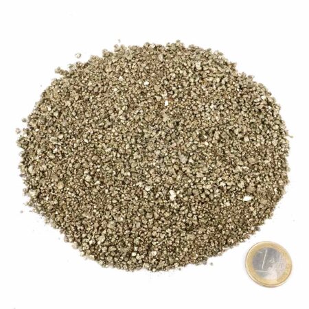 Pyrit | Katzengold Pulver | Sand – kleinste Rohsteine Ø ca. 0 – 3 mm Edelsteine Heilsteine bei Wunderstein24