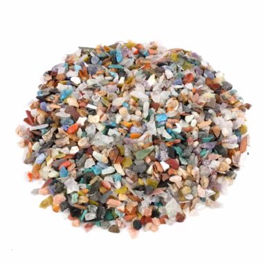 Granulat | Pulver Mix roh bunte Mischung aus aller Welt Ø ca. 0 – 5 mm Edelsteine Heilsteine bei Wunderstein24
