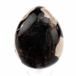 großer Shiva Lingam Heilstein Länge 200 mm vom Fluß Narmada in Indien Energiestein Edelsteine Heilsteine bei Wunderstein24