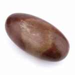 großer Shiva Lingam Heilstein Länge 195 mm vom Fluß Narmada in Indien Energiestein Edelsteine Heilsteine bei Wunderstein24