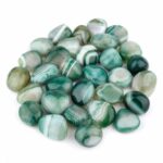 Achat | Streifenachat gelb Trommelsteine Ø 25 – 35 mm Edelsteine Heilsteine bei Wunderstein24
