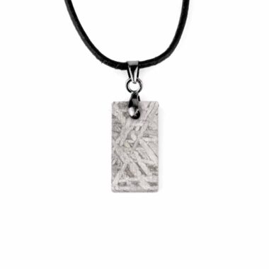 Meteorit Aletai Anhänger mit 925 Sterling-Silber Öse und schwarzem Satinband Edelsteine Heilsteine bei Wunderstein24 Meteorit Aletai Anhänger mit 925 Sterling-Silber Öse und schwarzem Satinband Edelsteine Heilsteine bei Wunderstein24