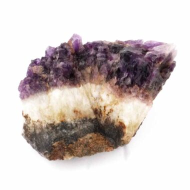 großer Amethyst Rohstein | Stufe dunkel Ø ca. 133 mm aus Deutschland | Erzgebirge Edelsteine Heilsteine bei Wunderstein24