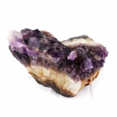 großer Amethyst Rohstein | Stufe dunkel Ø ca. 133 mm aus Deutschland | Erzgebirge Edelsteine Heilsteine bei Wunderstein24