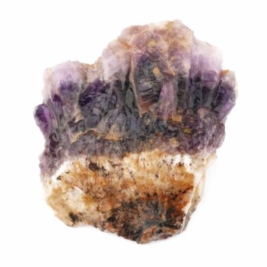 großer Amethyst Rohstein | Stufe dunkel Ø ca. 107 mm aus Deutschland | Erzgebirge Edelsteine Heilsteine bei Wunderstein24