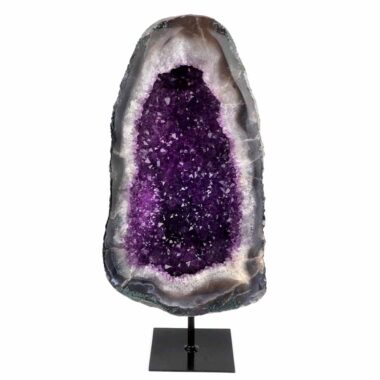 große Amethyst Stufe Höhe 448 mm aus Brasilien in wunderschöner Farbe Edelsteine Heilsteine bei Wunderstein24 große Amethyst Stufe Höhe 448 mm aus Brasilien in wunderschöner Farbe Edelsteine Heilsteine bei Wunderstein24