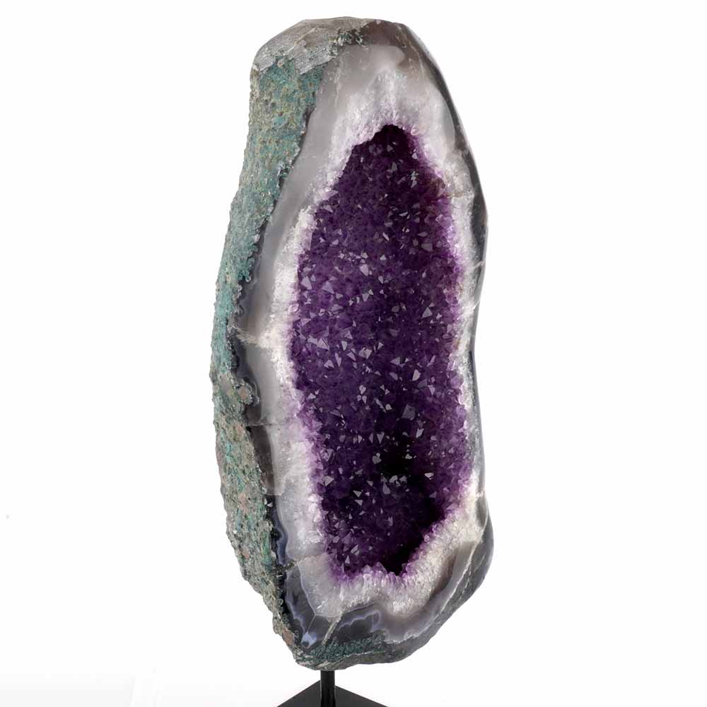 große Amethyst Stufe Höhe 448 mm aus Brasilien in wunderschöner Farbe Edelsteine Heilsteine bei Wunderstein24 große Amethyst Stufe Höhe 448 mm aus Brasilien in wunderschöner Farbe Edelsteine Heilsteine bei Wunderstein24