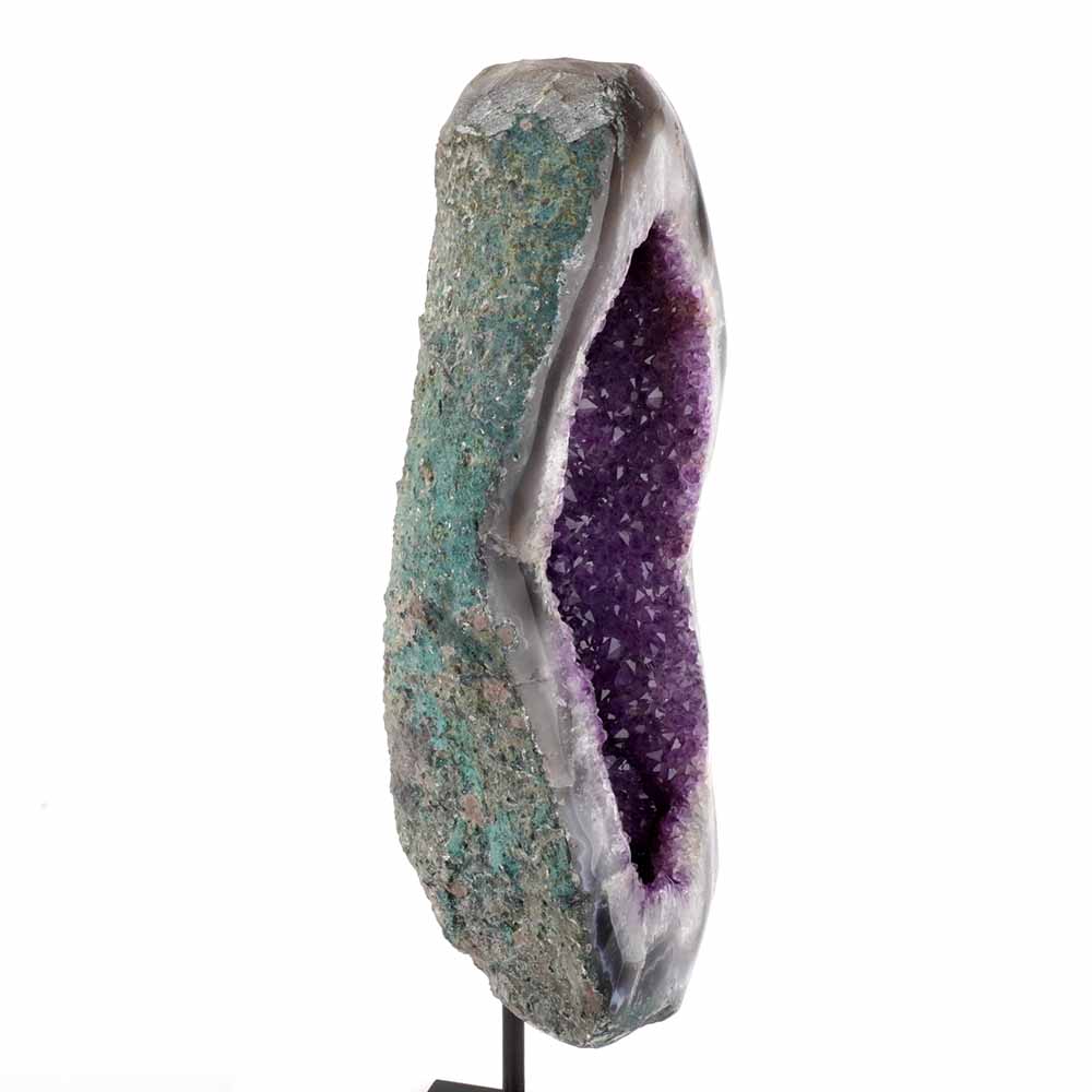 große Amethyst Stufe Höhe 448 mm aus Brasilien in wunderschöner Farbe Edelsteine Heilsteine bei Wunderstein24 große Amethyst Stufe Höhe 448 mm aus Brasilien in wunderschöner Farbe Edelsteine Heilsteine bei Wunderstein24