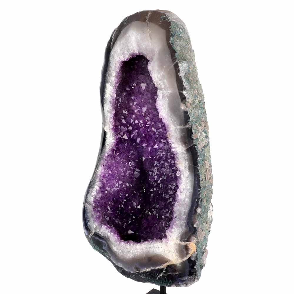 große Amethyst Stufe Höhe 448 mm aus Brasilien in wunderschöner Farbe Edelsteine Heilsteine bei Wunderstein24 große Amethyst Stufe Höhe 448 mm aus Brasilien in wunderschöner Farbe Edelsteine Heilsteine bei Wunderstein24
