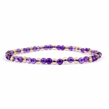 Ametrin | Amethyst & Citrin Ø 3,8 mm Kugel | Perlen Armband flexibel und dehnbar Edelsteine Heilsteine bei Wunderstein24 Ametrin | Amethyst & Citrin Ø 3,8 mm Kugel | Perlen Armband flexibel und dehnbar Edelsteine Heilsteine bei Wunderstein24