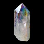 Aqua | Angel Aura Bergkristall Spitze Höhe 65 mm aus Brasilien Edelsteine Heilsteine bei Wunderstein24