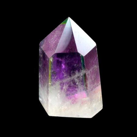 Aqua | Angel Aura Bergkristall Spitze Höhe 54 mm aus Brasilien Edelsteine Heilsteine bei Wunderstein24