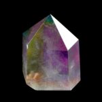 große Aqua | Angel Aura Bergkristall Spitze Höhe 66 mm aus Brasilien Edelsteine Heilsteine bei Wunderstein24