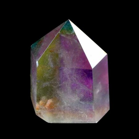 große Aqua | Angel Aura Bergkristall Spitze Höhe 66 mm aus Brasilien Edelsteine Heilsteine bei Wunderstein24