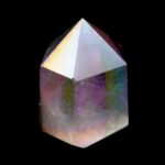 Aqua | Angel Aura Bergkristall Spitze Höhe 61 mm aus Brasilien Edelsteine Heilsteine bei Wunderstein24