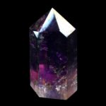 große Aqua | Angel Aura Bergkristall Spitze Höhe 66 mm aus Brasilien Edelsteine Heilsteine bei Wunderstein24