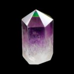 Aqua | Angel Aura Bergkristall Spitze Höhe 58 mm aus Brasilien Edelsteine Heilsteine bei Wunderstein24