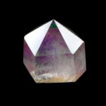 Aqua | Angel Aura Bergkristall Spitze Höhe 41 mm aus Brasilien Edelsteine Heilsteine bei Wunderstein24