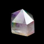 Aqua | Angel Aura Bergkristall Spitze Höhe 41 mm aus Brasilien Edelsteine Heilsteine bei Wunderstein24