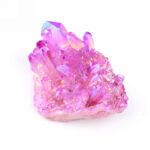 Aqua Angel Aura Bergkristall Stufe lila | violett aus Brasilien Edelsteine Heilsteine bei Wunderstein24