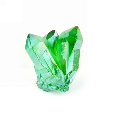 Aqua Angel Aura Bergkristall Stufe grün aus Brasilien Edelsteine Heilsteine bei Wunderstein24