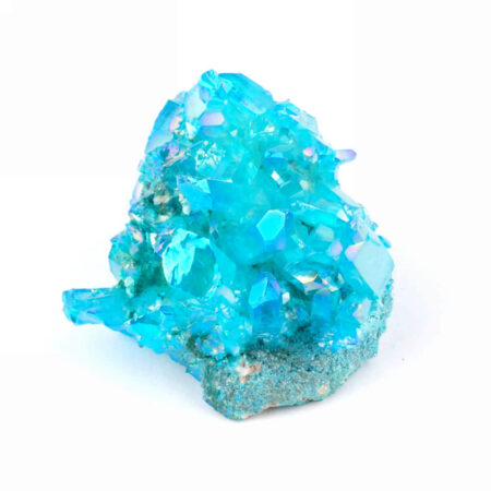 Aqua Angel Aura Bergkristall Stufe türkis aus Brasilien Edelsteine Heilsteine bei Wunderstein24