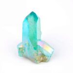 Aqua Angel Aura Bergkristall Stufe türkis aus Brasilien Edelsteine Heilsteine bei Wunderstein24