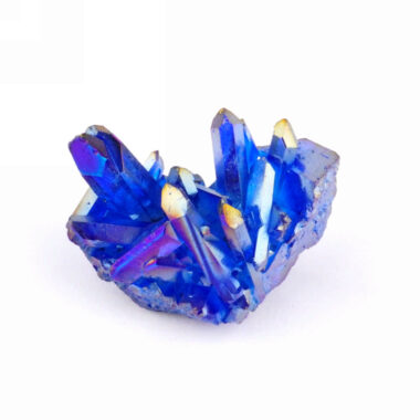 Aqua Angel Aura Bergkristall Stufe blau aus Brasilien Edelsteine Heilsteine bei Wunderstein24