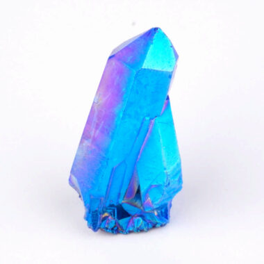 Aqua Angel Aura Bergkristall Stufe blau aus Brasilien Edelsteine Heilsteine bei Wunderstein24