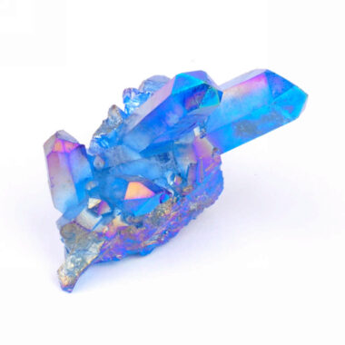 Aqua Angel Aura Bergkristall Stufe blau aus Brasilien Edelsteine Heilsteine bei Wunderstein24