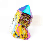 Aqua Angel Aura Bergkristall Stufe rainbow aus Brasilien Edelsteine Heilsteine bei Wunderstein24