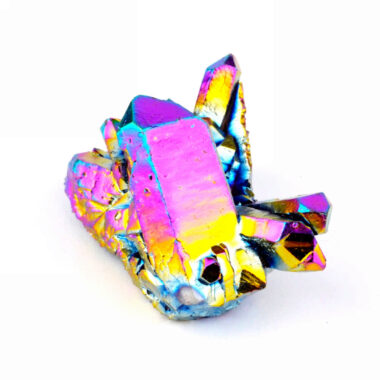 Aqua Angel Aura Bergkristall Stufe rainbow aus Brasilien Edelsteine Heilsteine bei Wunderstein24