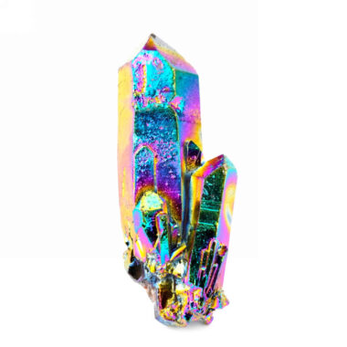 Aqua Angel Aura Bergkristall Stufe rainbow aus Brasilien Edelsteine Heilsteine bei Wunderstein24