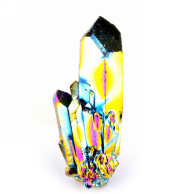Aqua Angel Aura Bergkristall Stufe rainbow aus Brasilien Edelsteine Heilsteine bei Wunderstein24