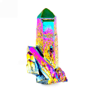 Aqua Angel Aura Bergkristall Stufe rainbow aus Brasilien Edelsteine Heilsteine bei Wunderstein24