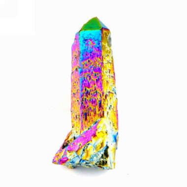 Aqua Angel Aura Bergkristall Stufe rainbow aus Brasilien Edelsteine Heilsteine bei Wunderstein24