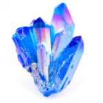 Aqua Angel Aura Bergkristall Stufe blau aus Brasilien Edelsteine Heilsteine bei Wunderstein24