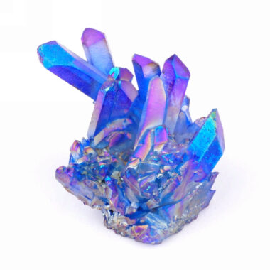 Aqua Angel Aura Bergkristall Stufe blau aus Brasilien Edelsteine Heilsteine bei Wunderstein24