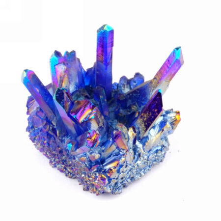Aqua Angel Aura Bergkristall Stufe blau aus Brasilien Edelsteine Heilsteine bei Wunderstein24