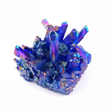 Aqua Angel Aura Bergkristall Stufe blau aus Brasilien Edelsteine Heilsteine bei Wunderstein24