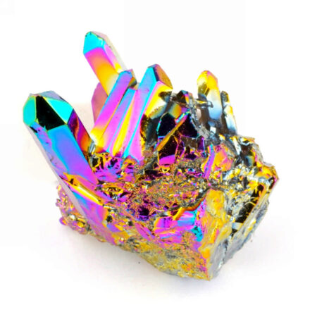 Aqua Angel Aura Bergkristall Stufe rainbow aus Brasilien Edelsteine Heilsteine bei Wunderstein24