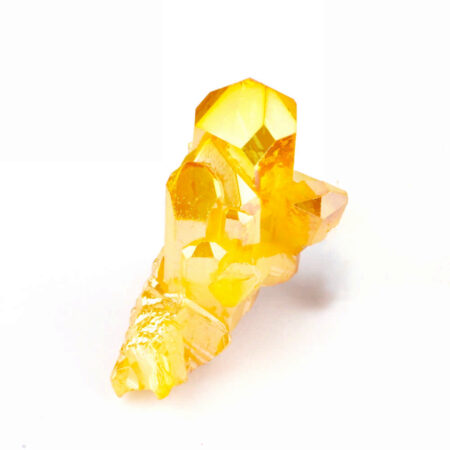 Aqua Angel Aura Bergkristall Stufe gelb aus Brasilien Edelsteine Heilsteine bei Wunderstein24